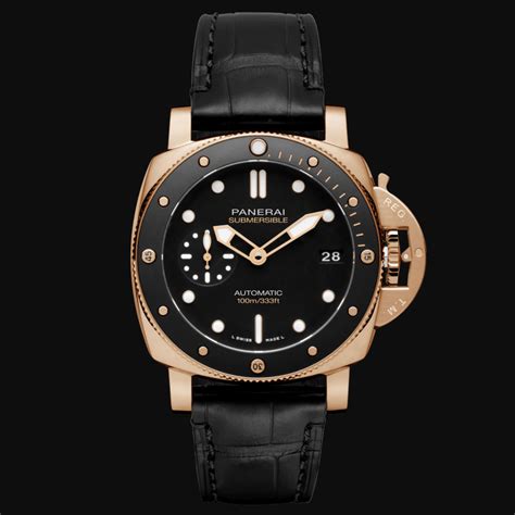 panerai submersible goldtech 42mm|Panerai submersible watches.